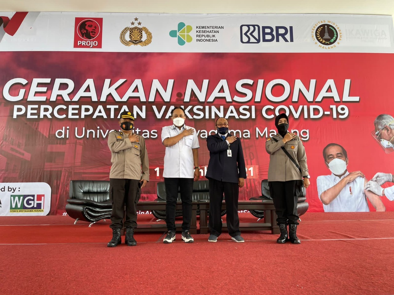 UWG Malang gelar serbuan vaksinasi Covid-19 dosis 2 