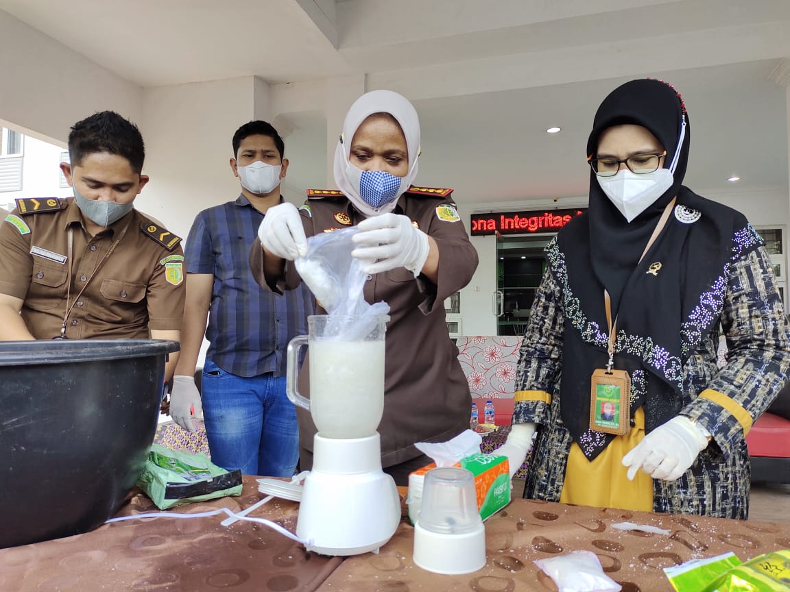 Kejari Aceh Utara musnahkan 5.850 gram narkotika jenis sabu