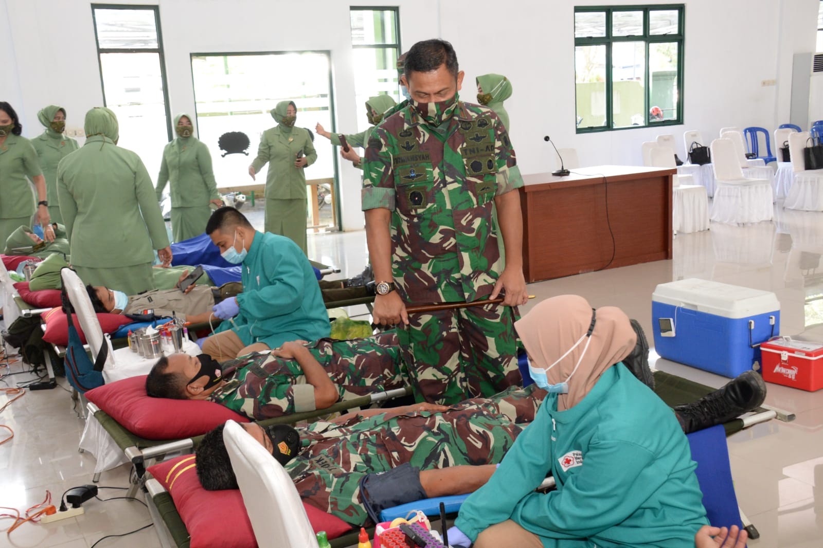 Korem 101/Antasari gelar donor darah sambut Hari Juang TNI ADÂ Â Korem 101/Antasari gelar donor darah sambut Hari Juang TNI ADÂ Â