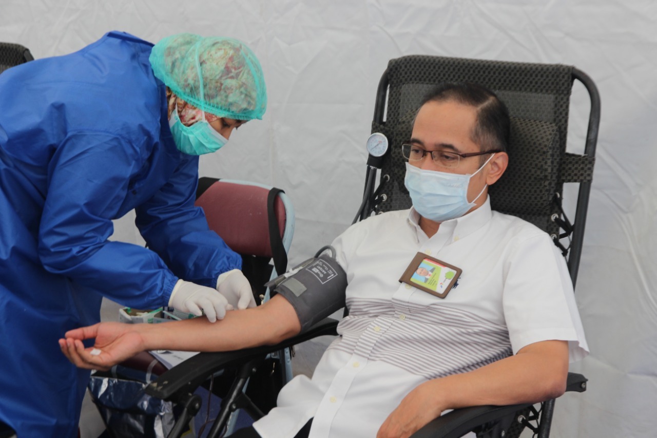 PMI-Pertamina gelar donor darah, 100 kantong terkumpul PMI-Pertamina gelar donor darah, 100 kantong terkumpul