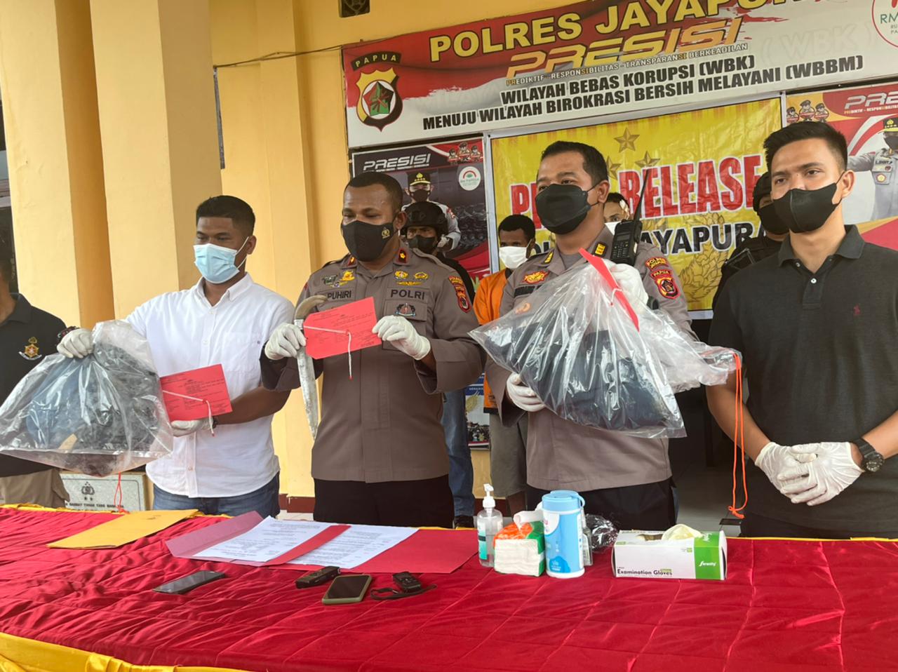 Polres Jayapura tangkap pembunuh pegawai PT RML