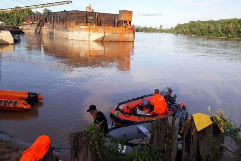 Pencarian dua awak kapal yang tenggelam di Sungai Kahayan dihentikan Pencarian dua awak kapal yang tenggelam di Sungai Kahayan dihentikan