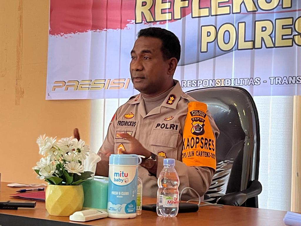 Kasus pencurian motor tinggi di tahun 2021 jadi atensi Kapolres Jayapura Kasus pencurian motor tinggi di tahun 2021 jadi atensi Kapolres Jayapura