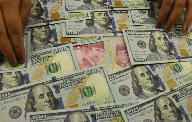 Rupiah Selasa pagi menguat 4 poin