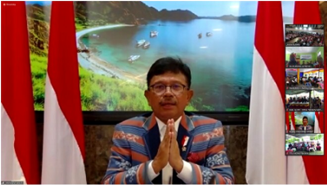 Resmikan pemanfaatan BTS, Menkominfo: Jadikan pengungkit pertumbuhan di NTT