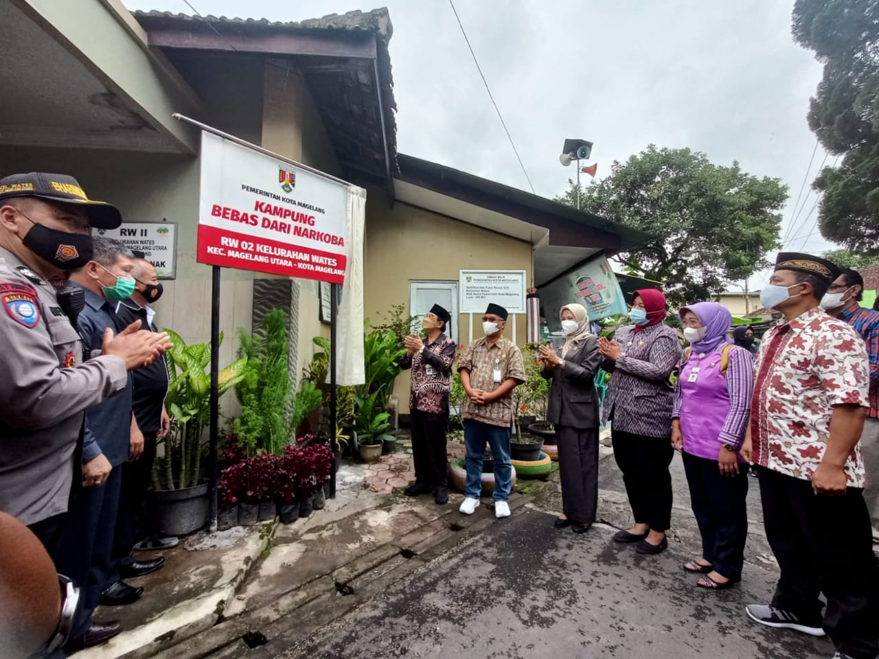 Kota Magelang canangkan Wates sebagai Kampung Bebas Narkoba ke-6 Kota Magelang canangkan Wates sebagai Kampung Bebas Narkoba ke-6