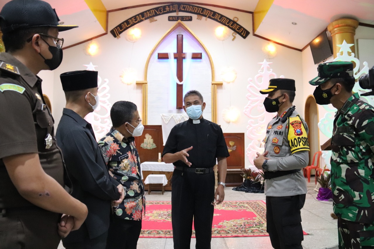Forkopimda Kota Batu sidak gereja jelang misa Natal 