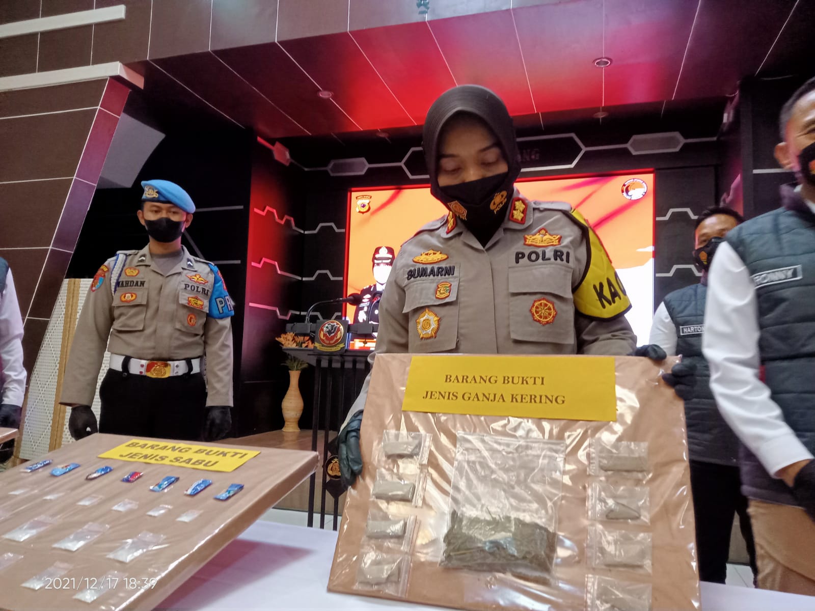 Satnarkoba Subang ungkap tujuh kasus narkoba, satu oknum Bapas Subang