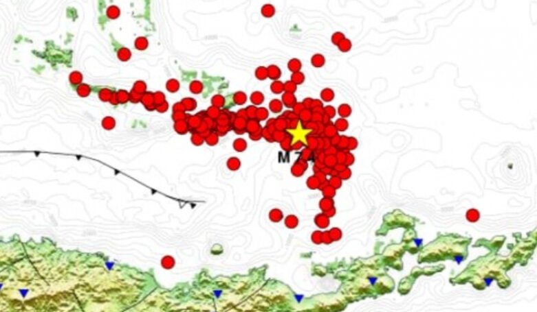 Aktivitas gempa susulan Laut Flores menurun