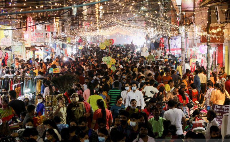 India catat 200 kasus Omicron di 12 negara bagian India catat 200 kasus Omicron di 12 negara bagian