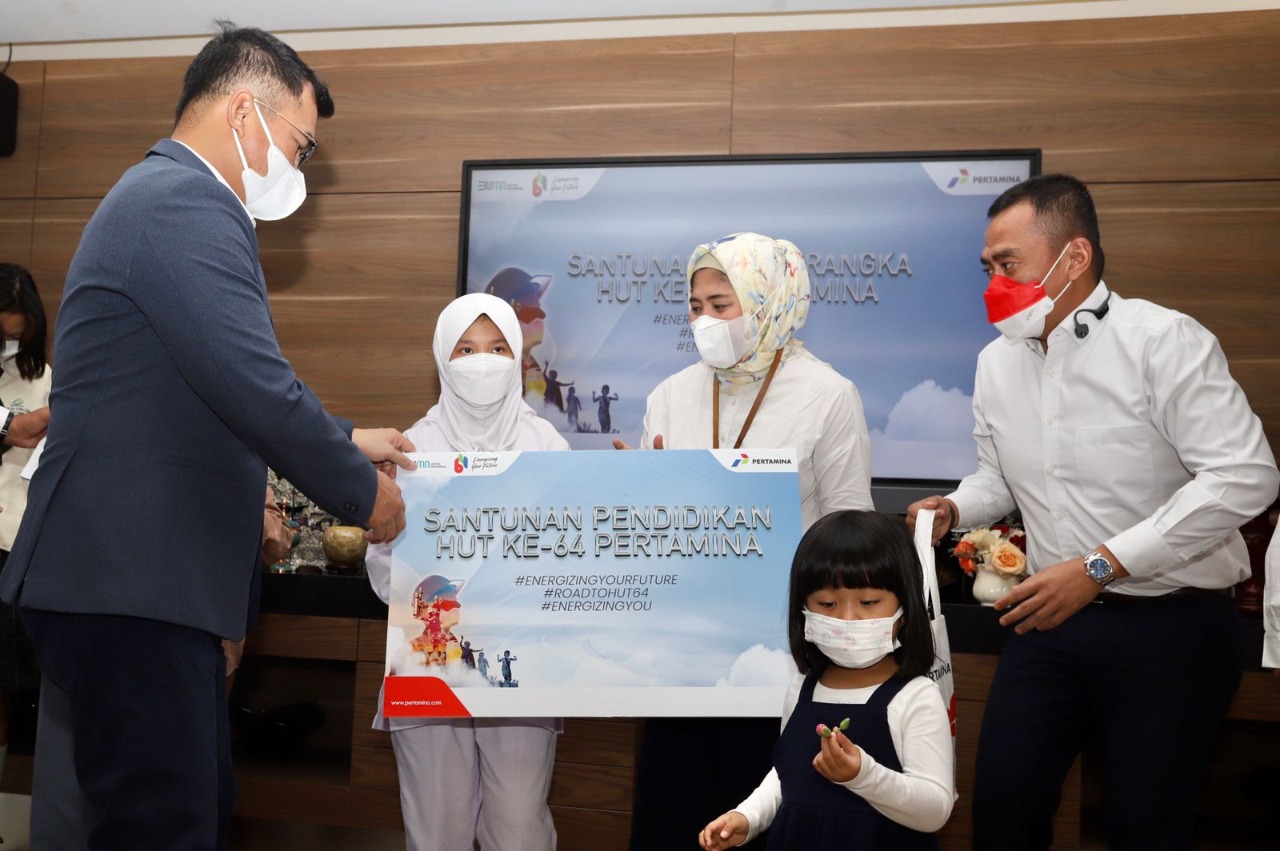 HUT Ke 64, Pertamina santuni 6.400 anak terdampak Covid-19