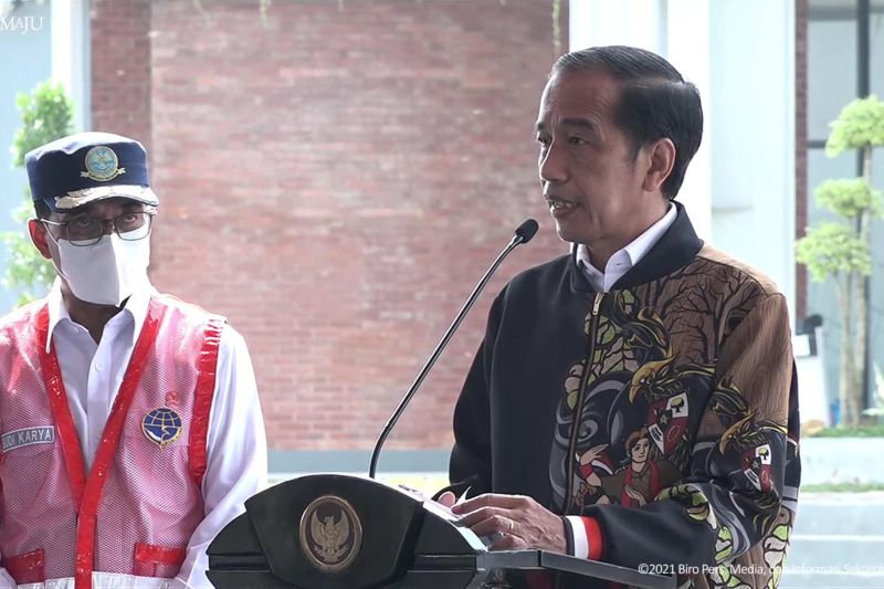 Presiden Jokowi resmikan bandara Ngloram di Blora Presiden Jokowi resmikan bandara Ngloram di Blora