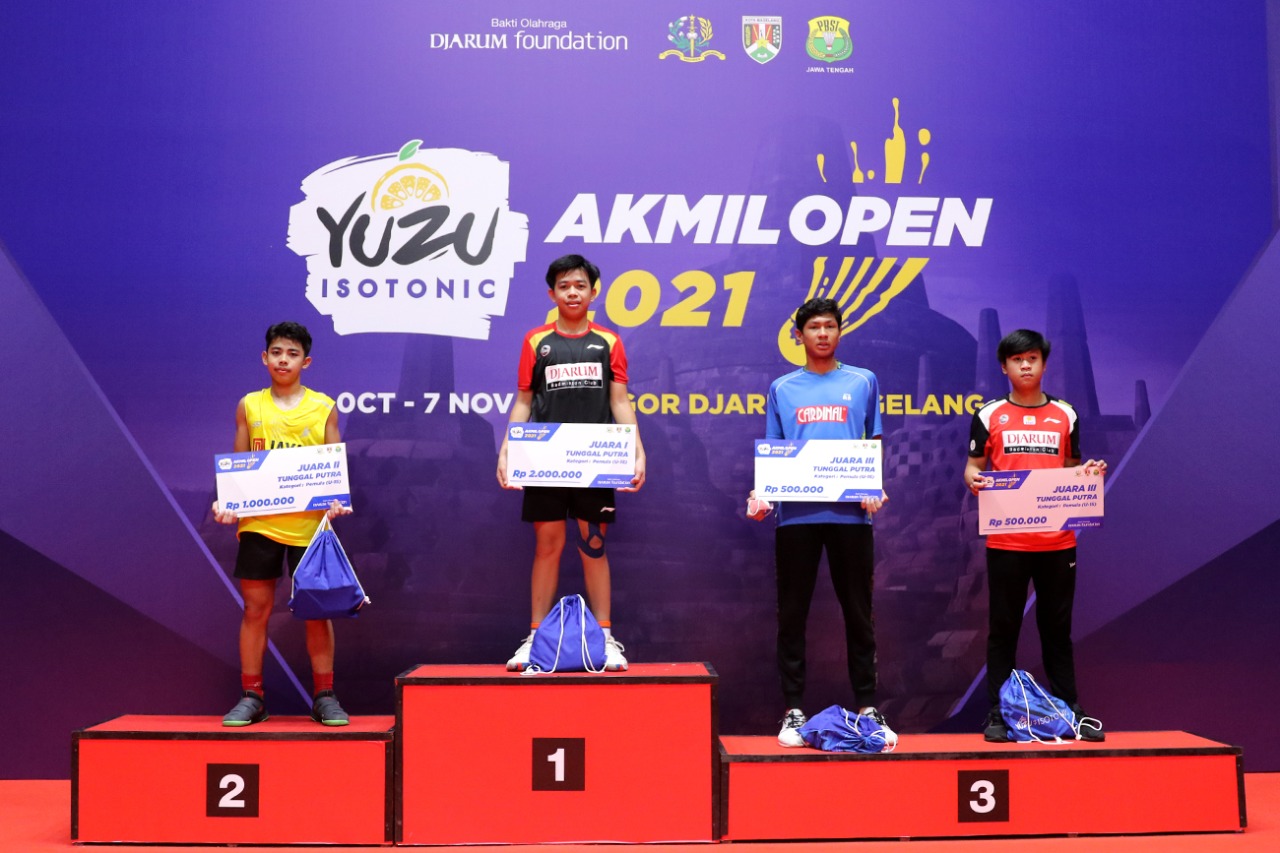 YUZU Isotonic Akmil Open 2021, Devin rebut gelar juara