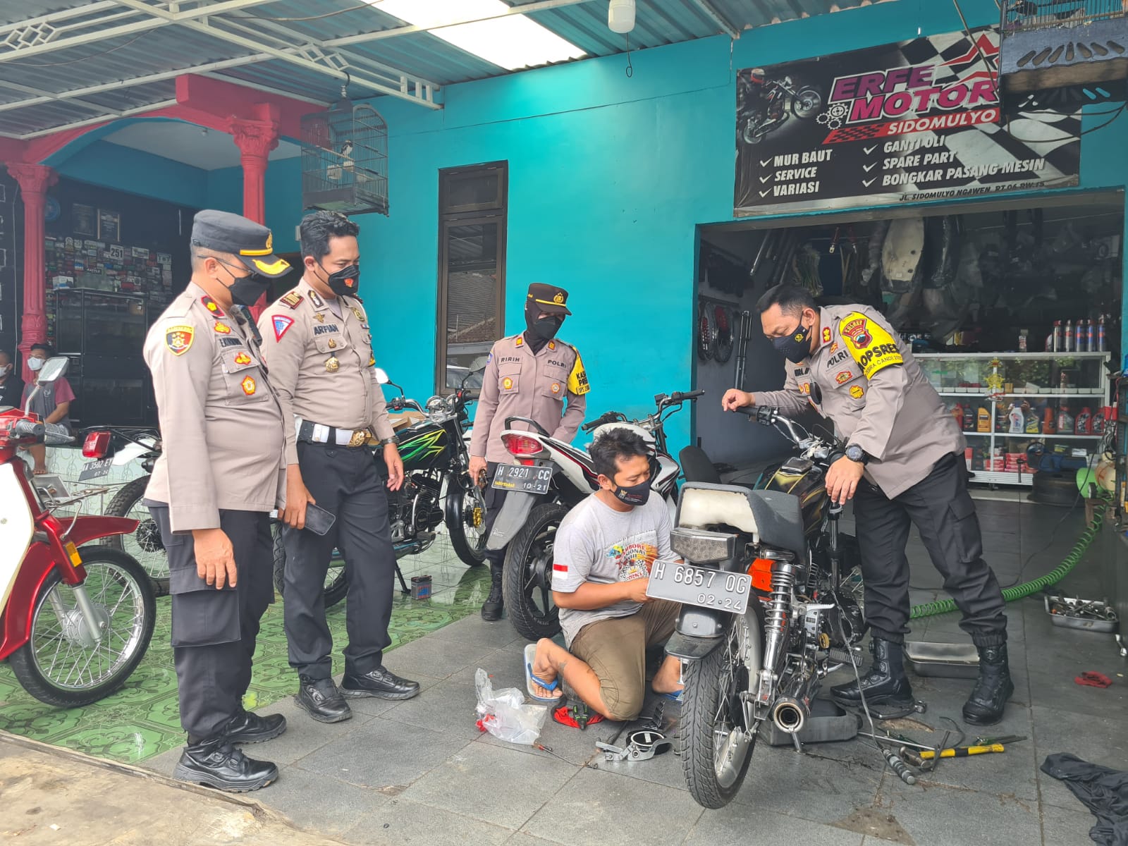 Kapolres Salatiga imbau pemilik bengkel tak layani pasang knalpot brong Kapolres Salatiga imbau pemilik bengkel tak layani pasang knalpot brong