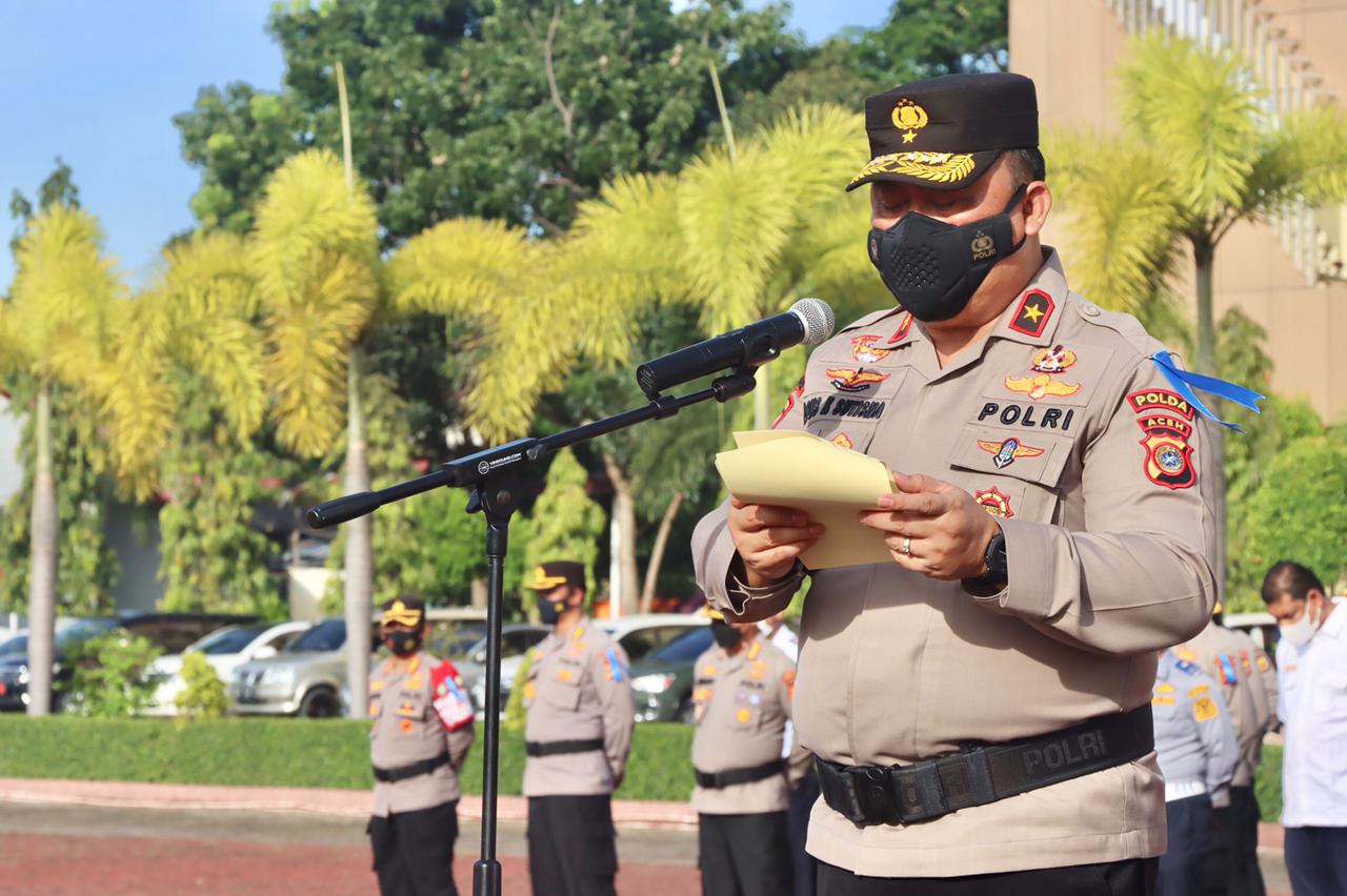Kapolda Aceh tekankan Operasi Zebra Seulawah 2021 prioritaskan pendisiplinan prokes Kapolda Aceh tekankan Operasi Zebra Seulawah 2021 prioritaskan pendisiplinan prokes