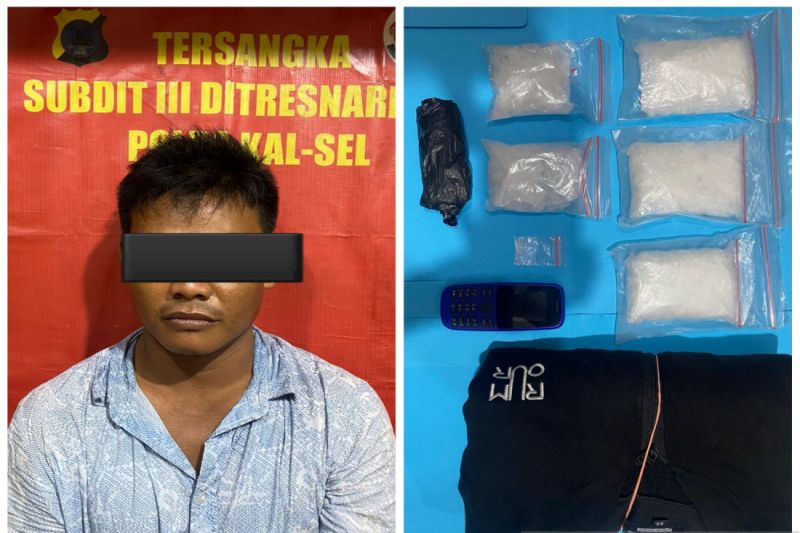 Polisi ringkus petani yang kendalikan peredaran sabu-sabu di Kalsel