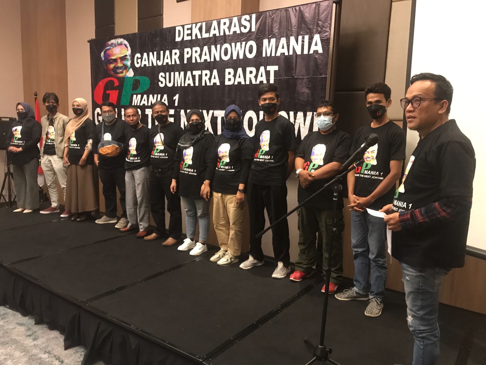 Ganjar Pranowo Mania Sumbar dideklarasikan 