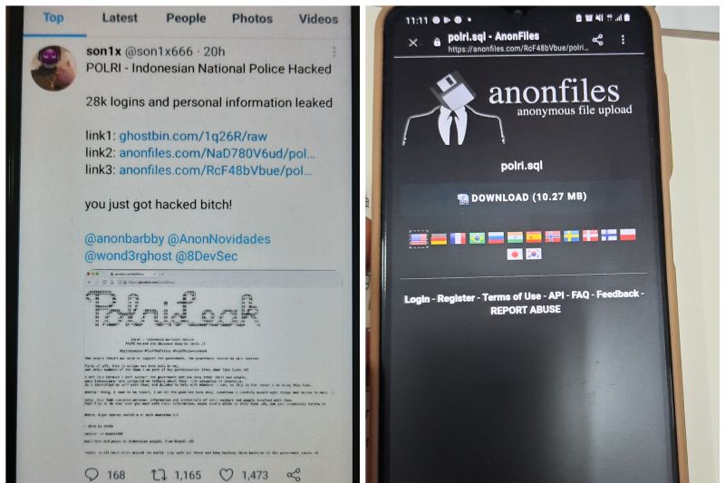 Polri pastikan data anggota dan servernya aman