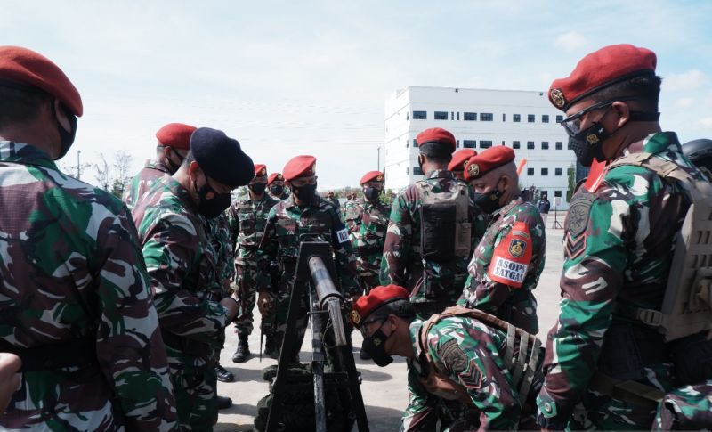 Puskopaska gelar apel latihan operasi kontra teror maritim