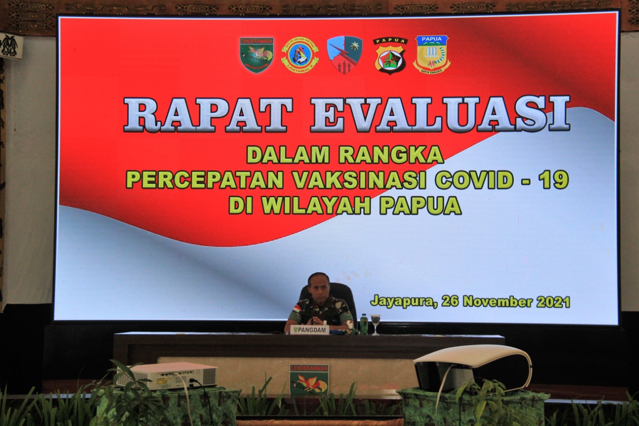 Kodam XVII/Cenderawasih fokus percepat vaksinasi Covid-19 di Provinsi Papua Kodam XVII/Cenderawasih fokus percepat vaksinasi Covid-19 di Provinsi Papua