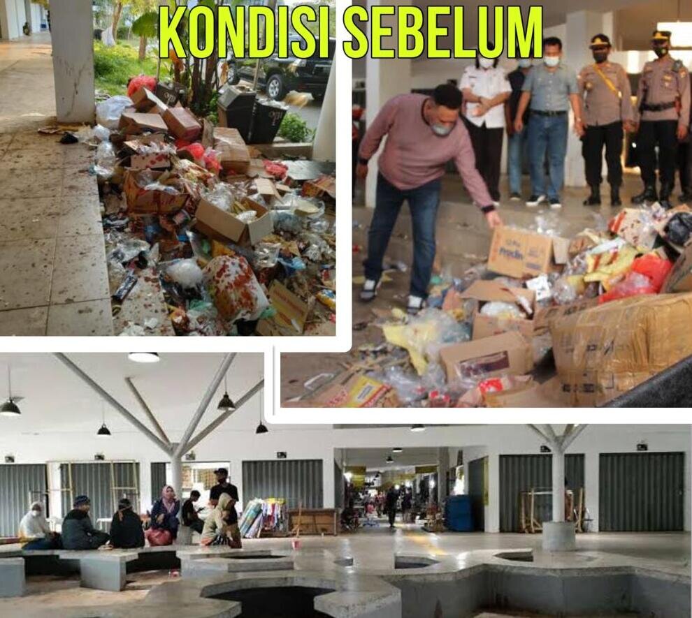 BNPP RI turun tangan bantu permasalahan sampah di Pasar Skouw BNPP RI turun tangan bantu permasalahan sampah di Pasar Skouw