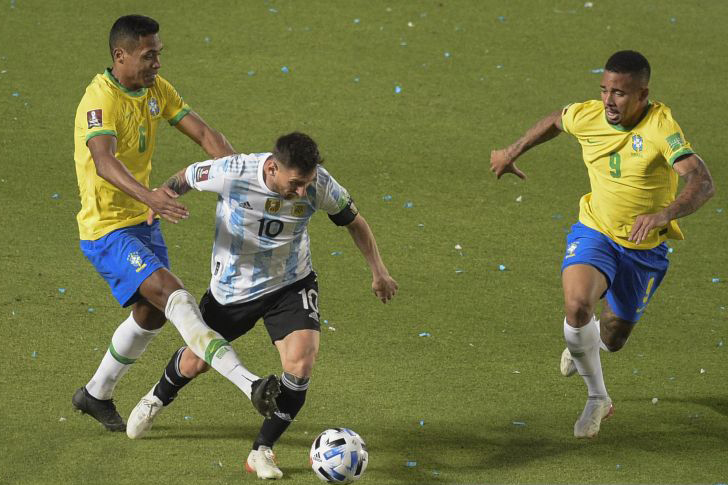 Laga Argentina lawan Brazil berakhir imbang tanpa gol Laga Argentina lawan Brazil berakhir imbang tanpa gol