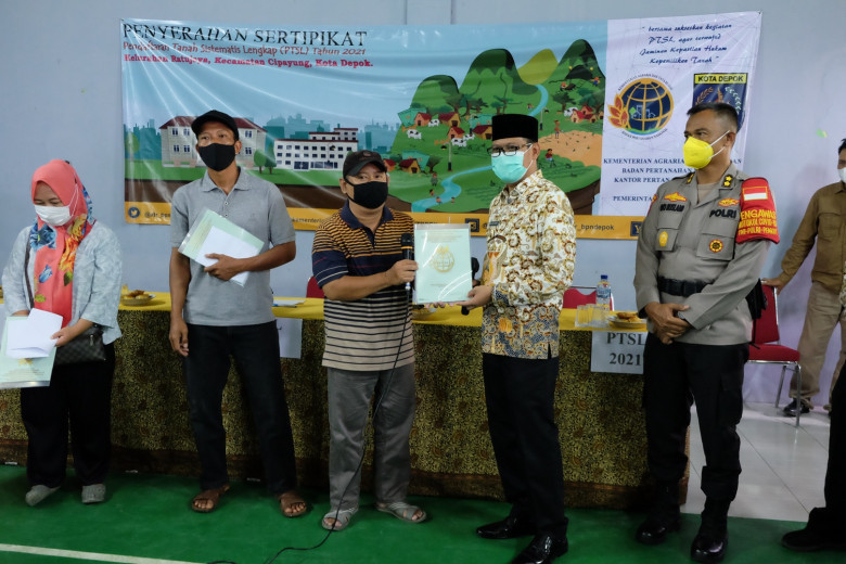 BPN Kota Depok selesaikan 1.700 sertipikat tanah PSTL Kemen ATR/BPN
