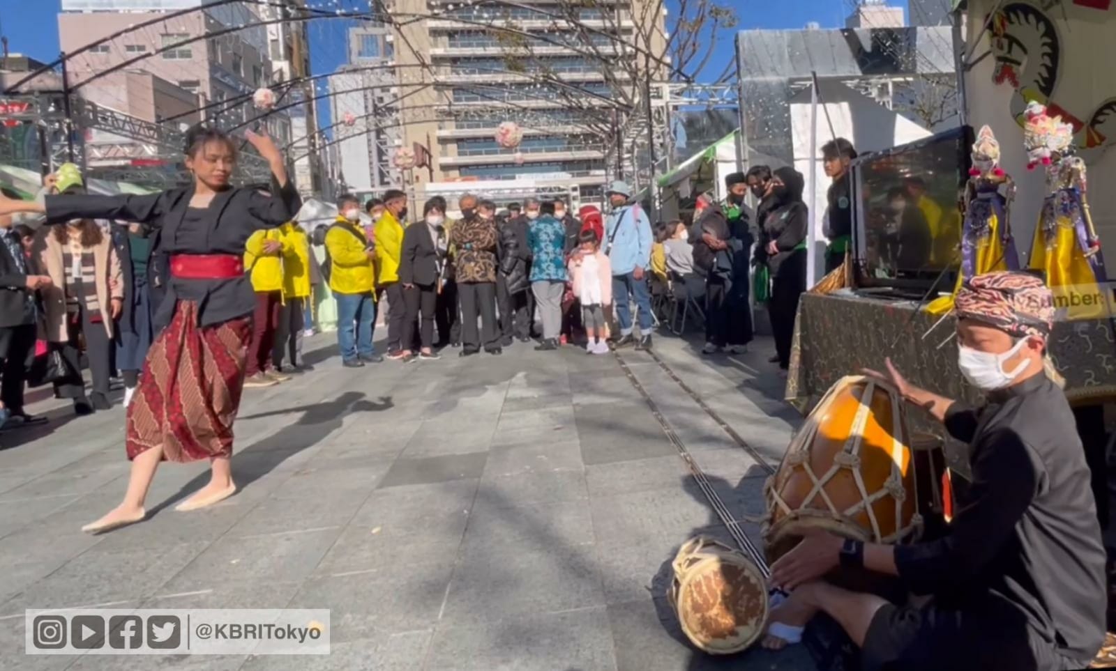 Seni budaya RI pukau wali kota dan warga Shizuoka di Waiwai World Fair 2021