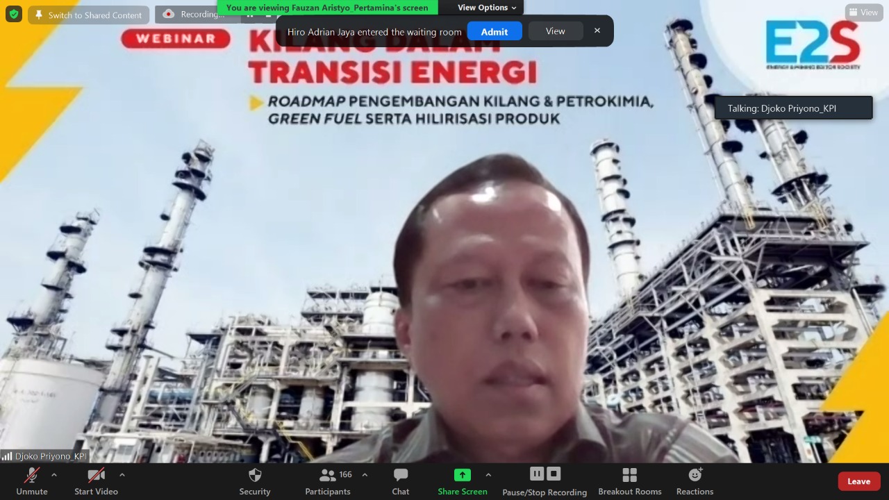 Kilang Pertamina internasional siapkan lima inisiatif menuju transisi energi Kilang Pertamina internasional siapkan lima inisiatif menuju transisi energi