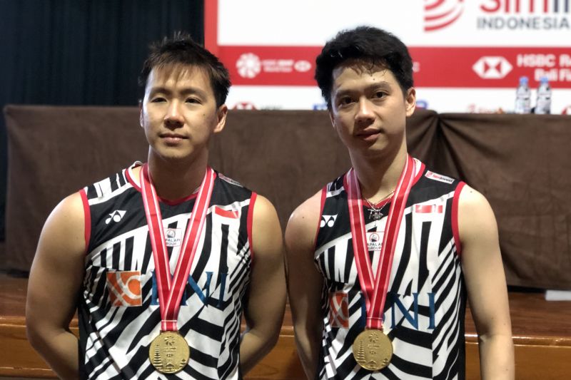 Kevin/Marcus cetak sejarah kemenangan hat-trick di Indonesia Open Kevin/Marcus cetak sejarah kemenangan hat-trick di Indonesia Open