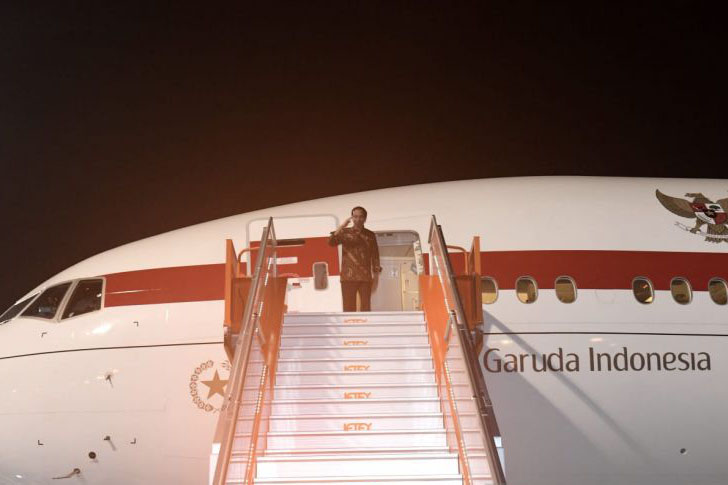 Presiden akhiri kunjungan kerja tiga negara dan kembali ke Tanah Air