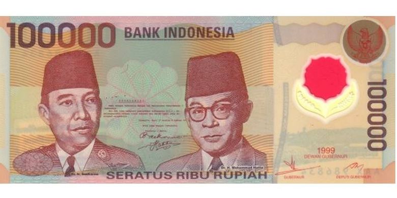 1 November 1999: BI menerbitkan uang kertas Rp 100.000