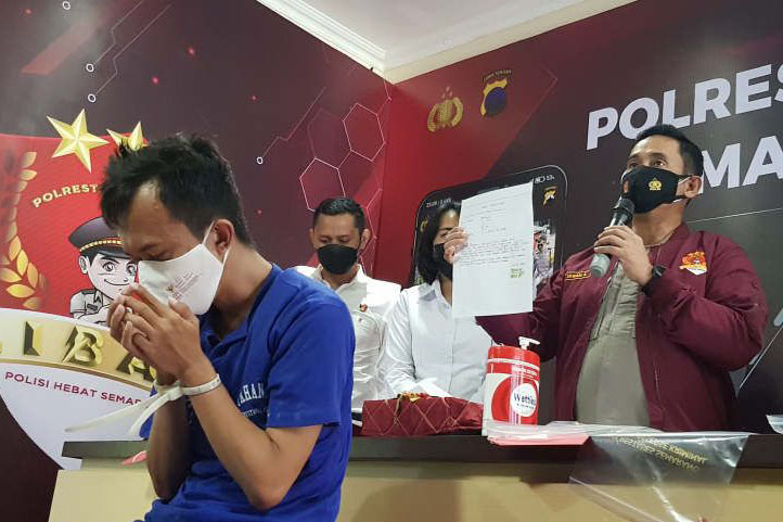 Polrestabes Semarang tangkap mucikari prostitusi daring