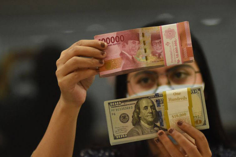 Rupiah Selasa pagi melemah 16 poin
