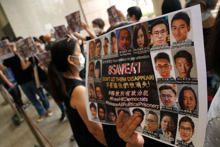 Lima aktivis Hong Kong mengaku bersalah Lima aktivis Hong Kong mengaku bersalah