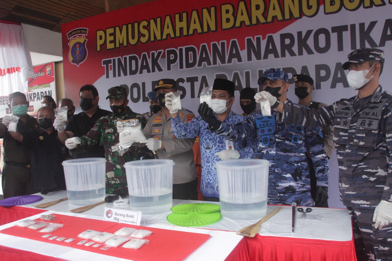 Hasil pengungkapan, Polresta Balikpapan amankan 6,3 kg sabu Hasil pengungkapan, Polresta Balikpapan amankan 6,3 kg sabu