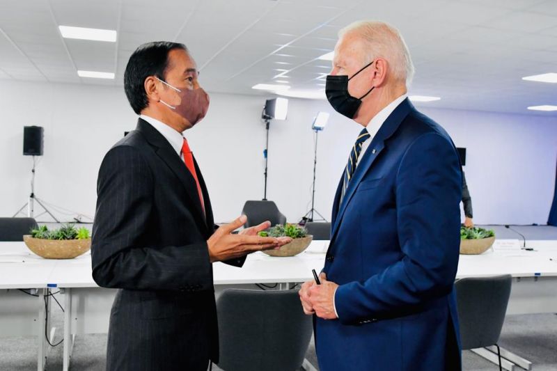 Presiden Jokowi bertemu Presiden Biden perkuat kerja sama Indonesia-AS