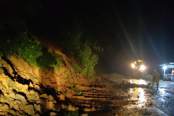 Akses jalan menuju wilayah selatan Cianjur dapat dilalui kembali