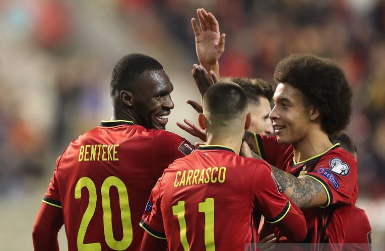 Belgia kunci tiket Piala Dunia 2022, Wales jaga peluang playoff