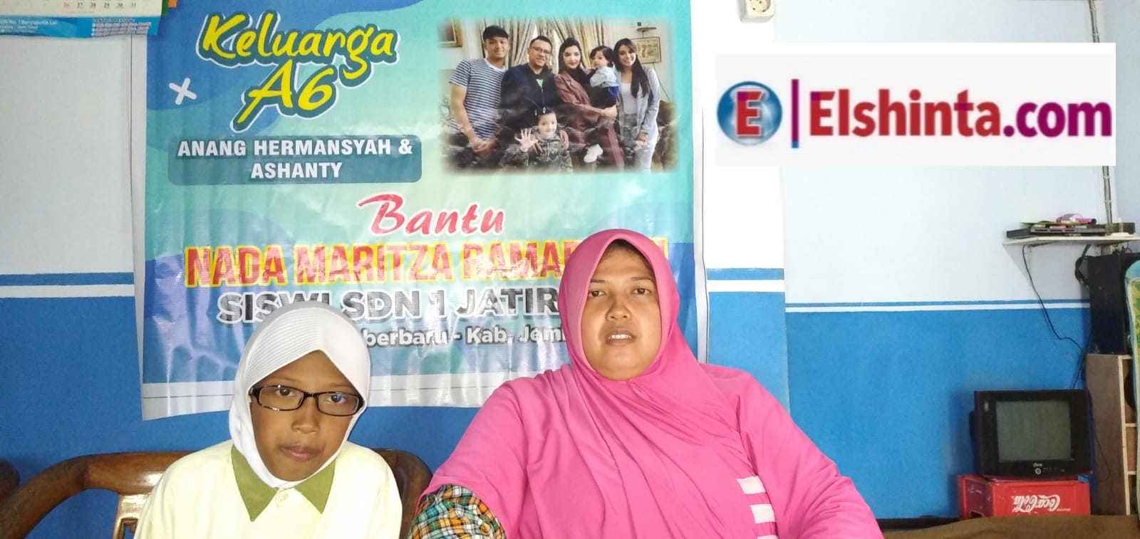 Artis Anang-Ashanty bantu siswi alami gangguan penglihatan Artis Anang-Ashanty bantu siswi alami gangguan penglihatan