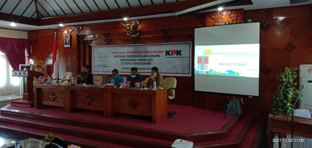 KPK pantau delapan potensi rawan korupsi di Kota Lhokseumawe KPK pantau delapan potensi rawan korupsi di Kota Lhokseumawe