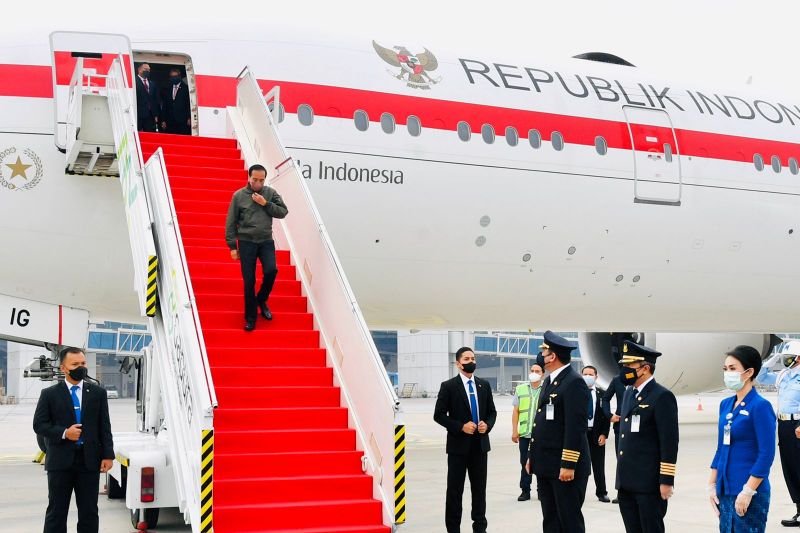 Presiden Joko Widodo tiba di Indonesia langsung jalani karantina