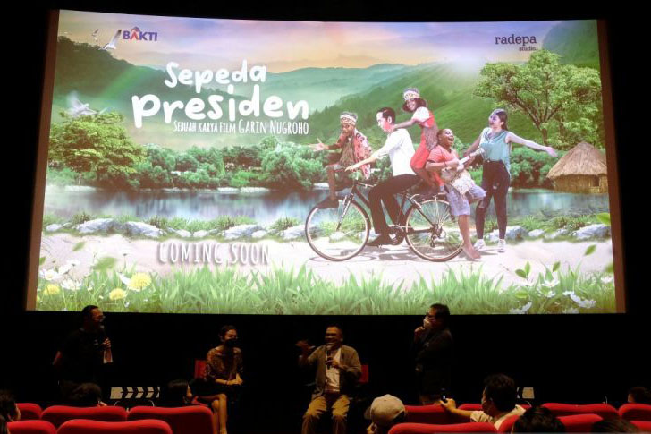Garin Nugroho lahirkan karya film Sepeda Presiden Garin Nugroho lahirkan karya film Sepeda Presiden