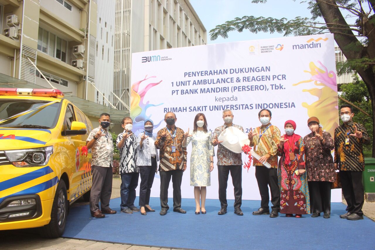 RSUI terima bantuan ambulan dan Rp1 miliar untuk pembelian peralatan uji PCR