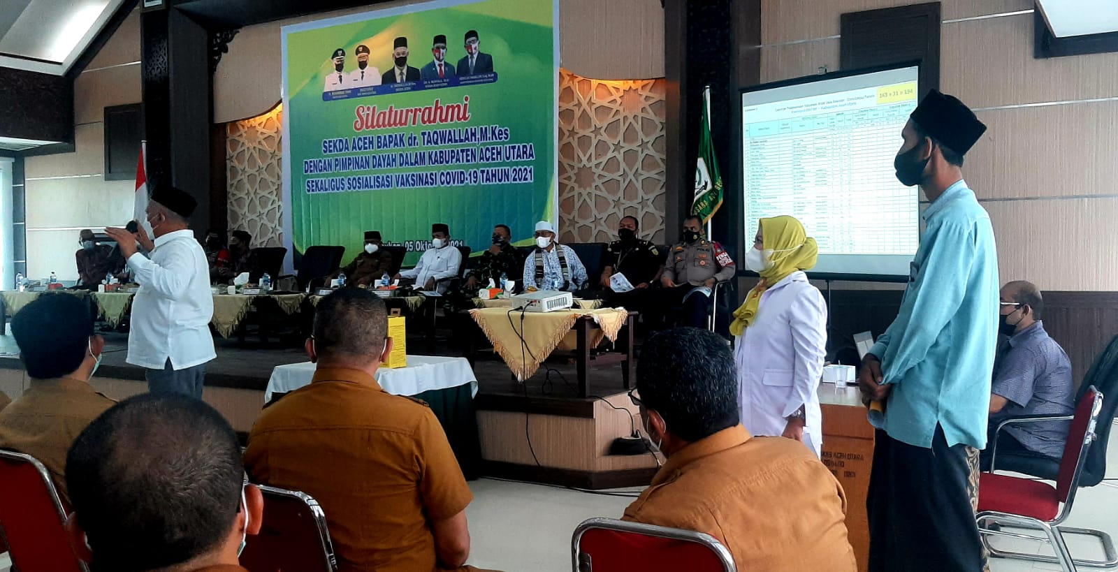 Ratusan pimpinan Dayah antusias ikut sosialisasi vaksinasi Covid 19 Ratusan pimpinan Dayah antusias ikut sosialisasi vaksinasi Covid 19