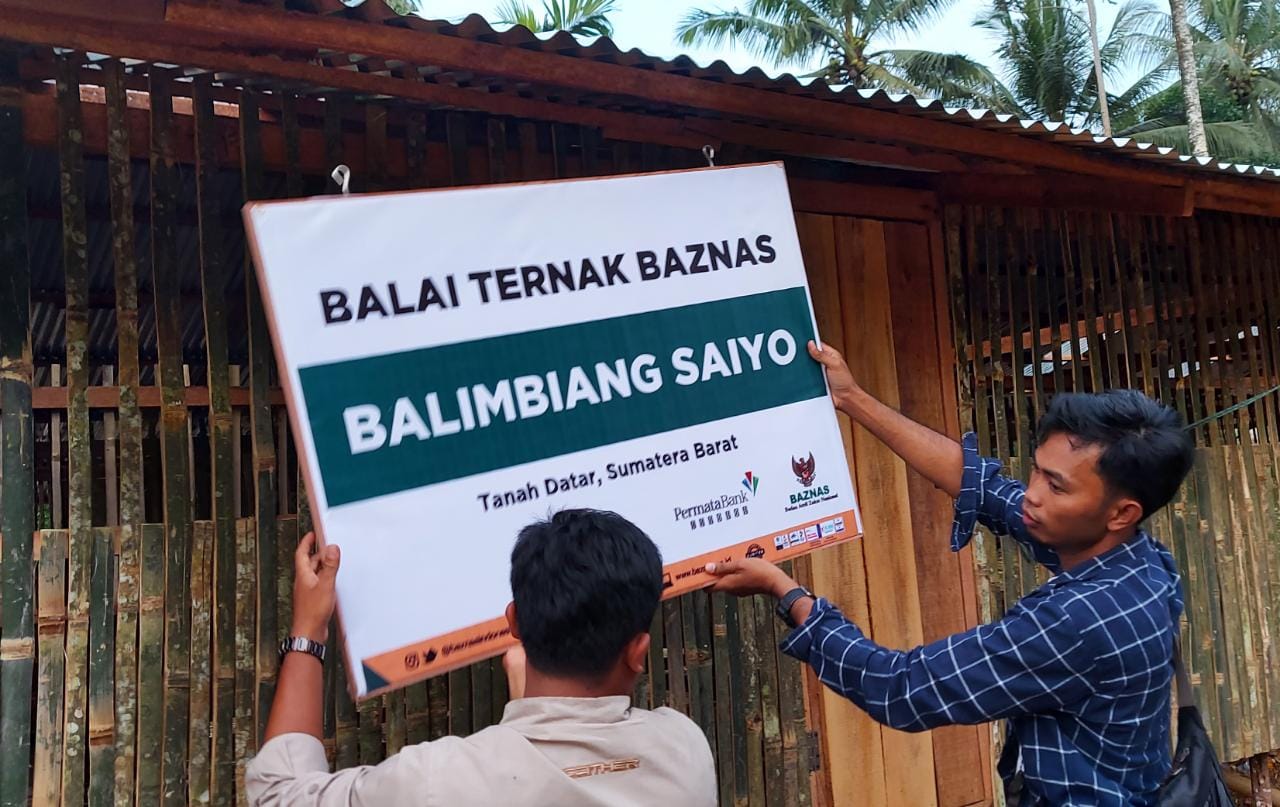 Baznas dan Bank Permata Syariah luncurkan Balai Ternak Kabupaten Tanah Datar