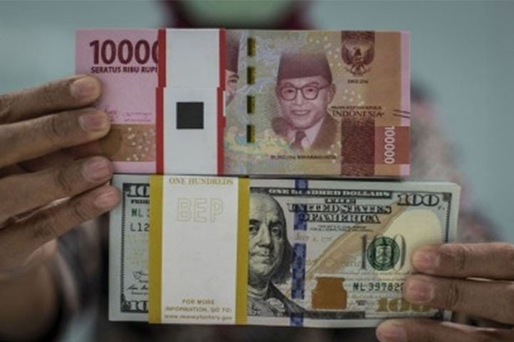 Rupiah Senin pagi menguat 8 poin
