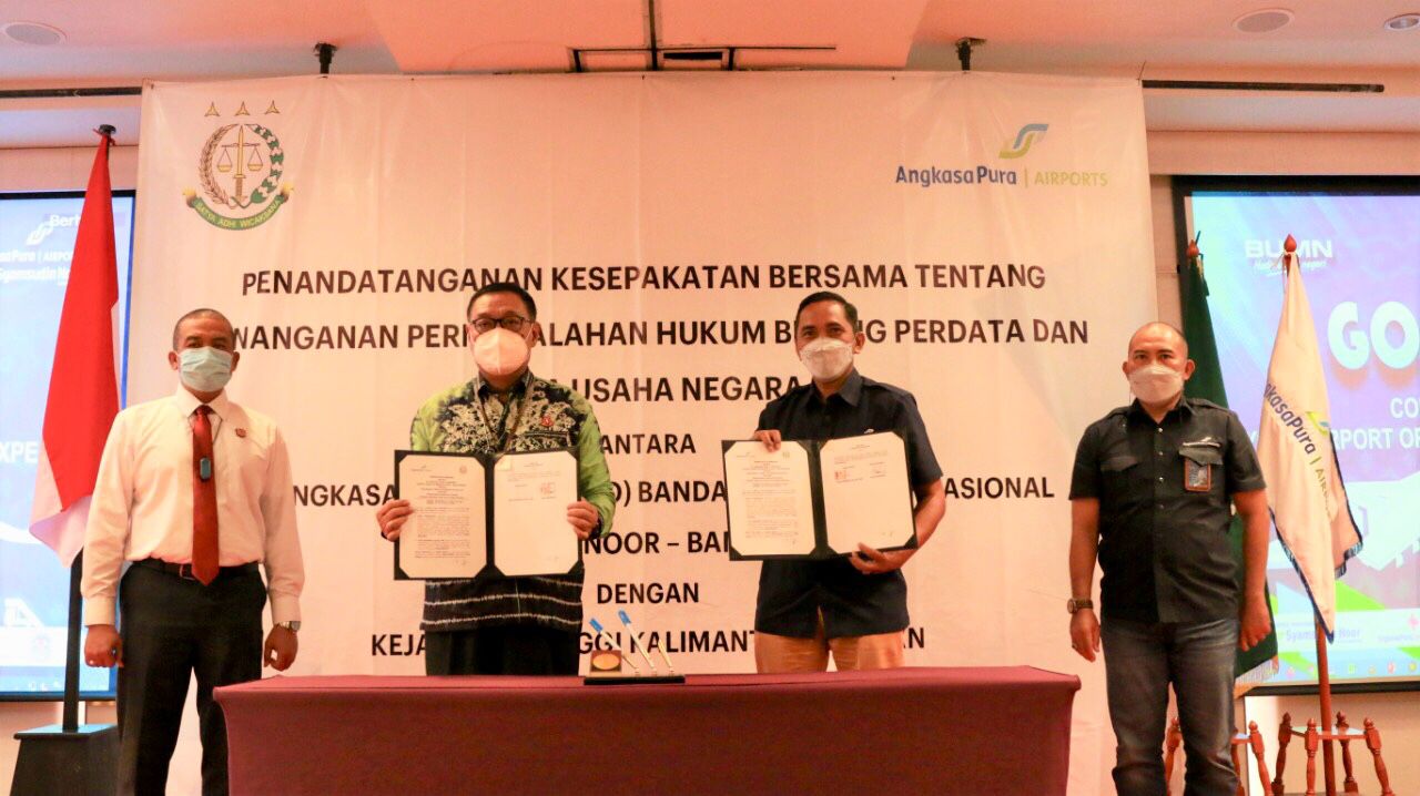Angkasa Pura I sepakati kerjasama dengan Kejaksaan Tinggi Kalsel Angkasa Pura I sepakati kerjasama dengan Kejaksaan Tinggi Kalsel