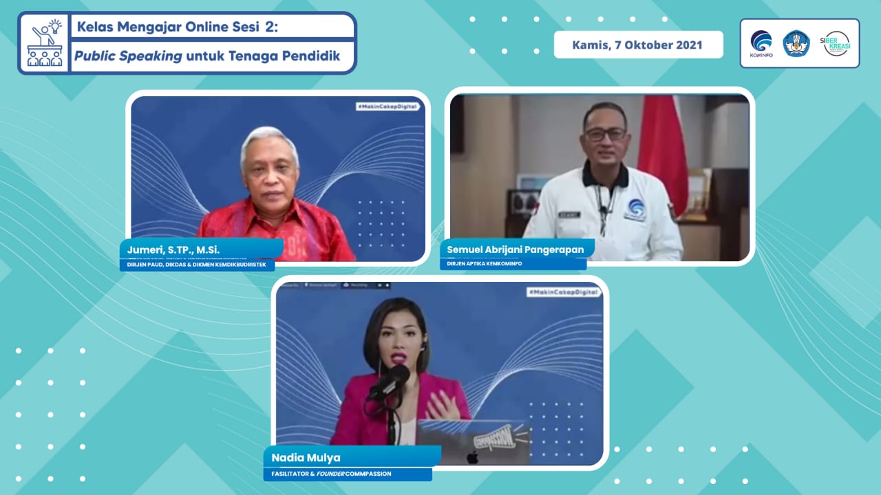 Kemkominfo-Kemendikbud Ristekdikti asah kemampuan public speaking para pendidik Kemkominfo-Kemendikbud Ristekdikti asah kemampuan public speaking para pendidik