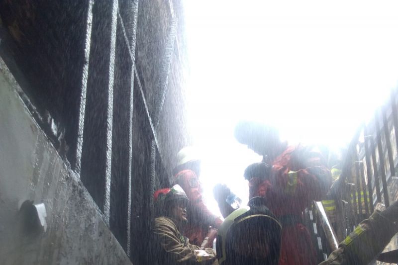 Kebakaran terjadi di sebuah warung soto di Sawah Besar